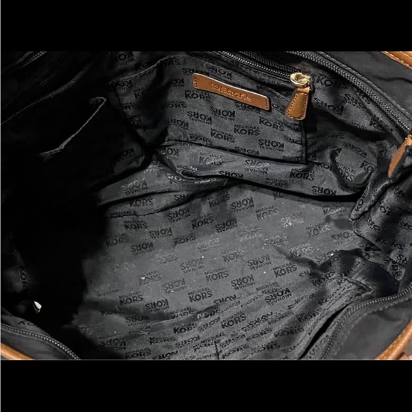 Michael Kors Black and Brown Tote Bag - Picture 2 of 6